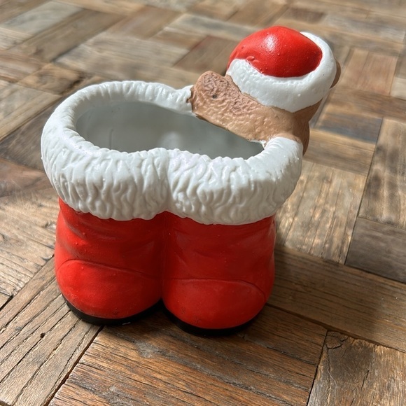 House of Lloyd Vintage Christmas Teddy Bear Planter - Picture 3 of 7